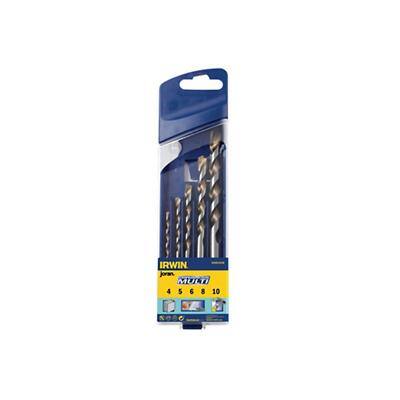 Irwin Cordless Multi-Purpose Drill Bit Set 4-10mm Pack of 5