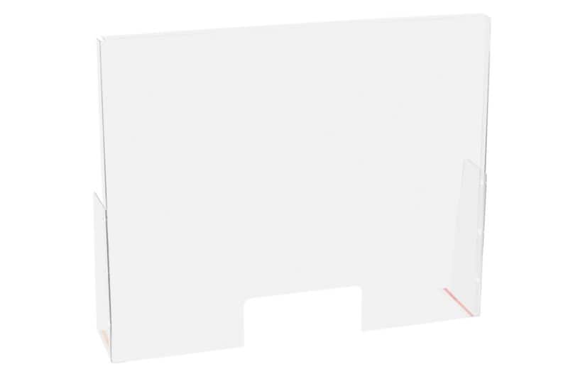 ExaClair Exascreen Protection Screen Acrylic 185 (W) x 950 (D) x 580 (H) mm Freestanding Pack of 5