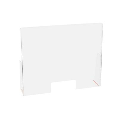 ExaClair Freestanding Protection Screen ExaScreen 80458D Transparent Acrylic 950 x 680mm Pack of 5