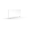 ExaClair Freestanding Protection Screen ExaScreen 81358D Transparent Acrylic 600 x 1580 x 100mm Pack of 6