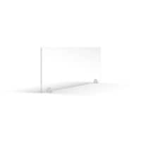 ExaClair Freestanding Protection Screen ExaScreen 81358D Transparent Acrylic 600 x 1580 x 100mm Pack of 6
