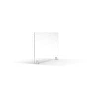 ExaClair Freestanding Protection Screen ExaScreen 81058D Transparent Acrylic 600 x 780 x 100mm Pack of 6