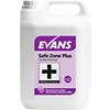 Evans Vanodine Virucidal Disinfectant Safe Zone Plus No Perfumes 5L