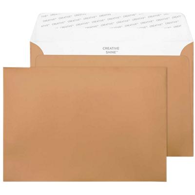 Blake Envelopes Plain C5 229 (W) x 162 (H) mm Adhesive Strip Copper 120 gsm Pack of 25