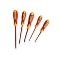 Faithfull VDE Soft Grip Screwdriver Set SL/PH Pack of 5