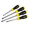 Stanley Cushion Grip Screwdriver Set SL/PH Pack of 4