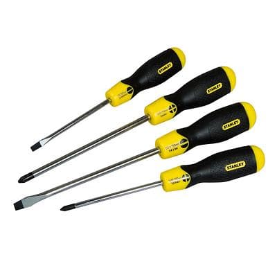 Stanley Cushion Grip Screwdriver Set SL/PH Pack of 4