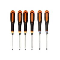 Bahco ERGO Through Blade Screwdriver Set SL/PZ Pack of 6