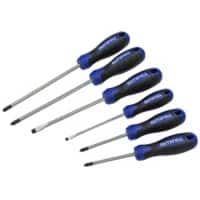 Faithfull Boxed Soft Grip Screwdriver Set SL/PH/PZ Pack of 6