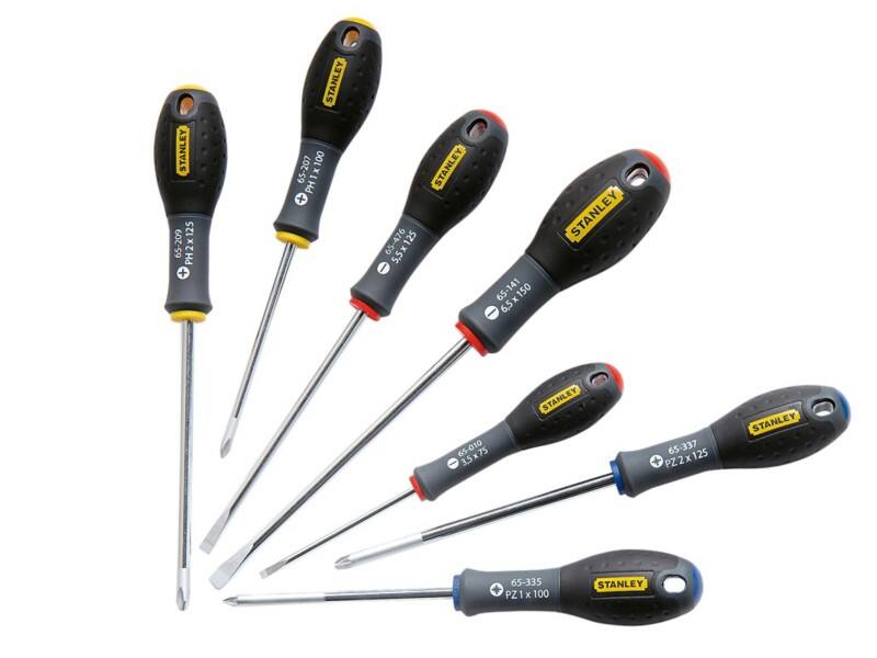 Stanley FatMax Screwdriver SL/PH/PZ Set Pack of 7