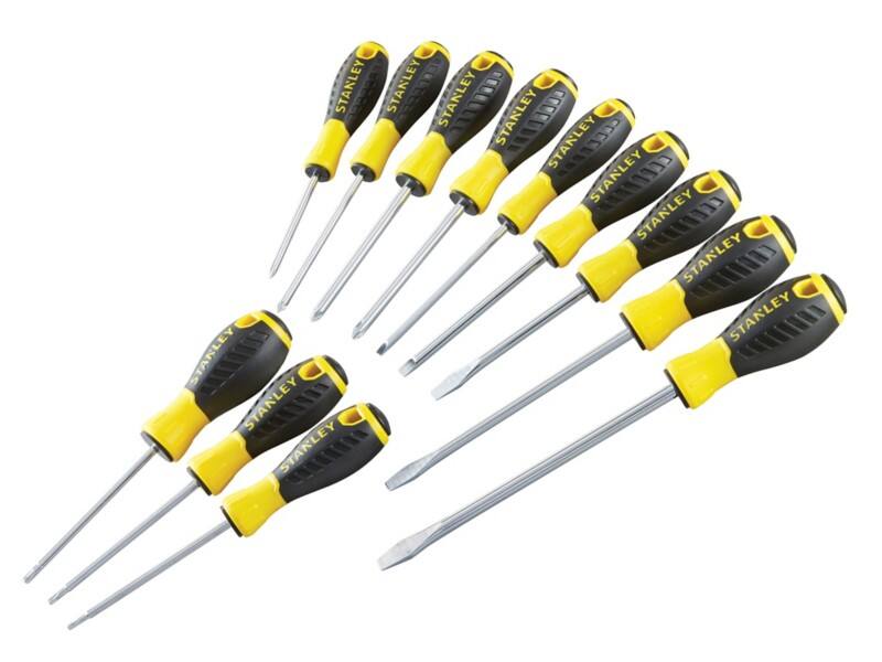 Stanley 060212 Essential Screwdriver SL/PH/PZ/TX Set Pack of 12