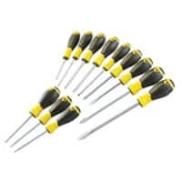 Stanley 060212 Essential Screwdriver SL/PH/PZ/TX Set Pack of 12