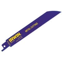 IRWIN Bi-Metal Sabre Saw Blade for Metal 614R 150 mm Pack of 25