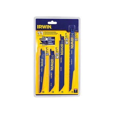 IRWIN Bi-Metal Reciprocating Saw Blade Set Pack of 11