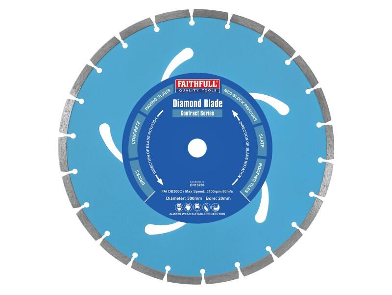 Faithfull Contract Diamond Blade 300 x 20 mm