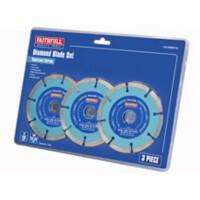 Faithfull Contract Diamond Blade 115 x 22.2 mm Pack of 3