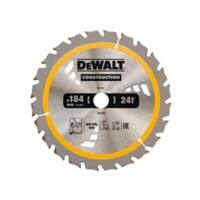 DeWALT Cordless Construction Trim Saw Blade 184 x 20 mm x 24T