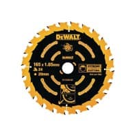 DeWALT Extreme Framing Circular Saw Blade 165 x 20 mm x 40T