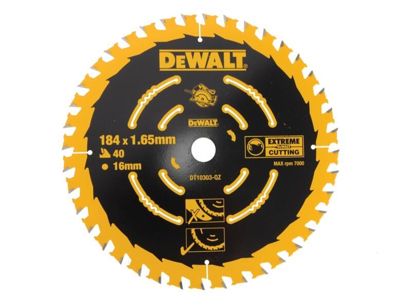 DeWALT ELITE Extreme Framing Circular Saw Blade 184 x 16 mm x 40 T