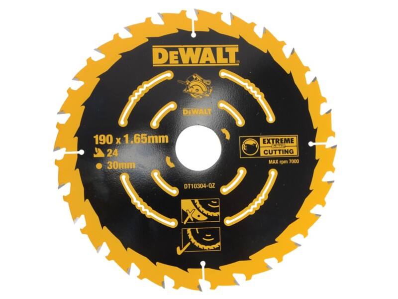 DeWALT Extreme Framing Circular Saw Blade 190 x 30 mm x 24 T