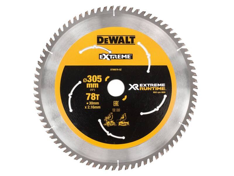 DeWALT Mitre Saw Blade Flexvolt XR 305 x 30 mm x 78T