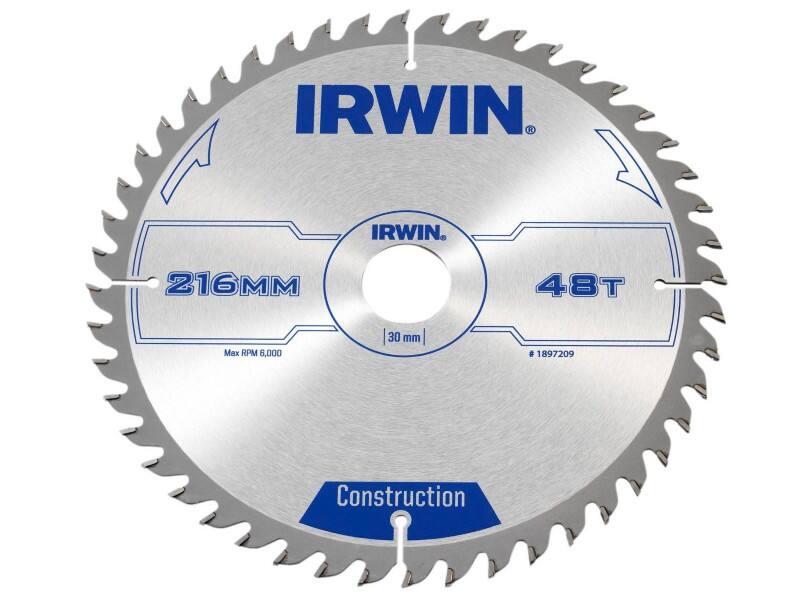 IRWIN General Purpose Table and Mitre Saw Blade 216 x 30 mm x 48T