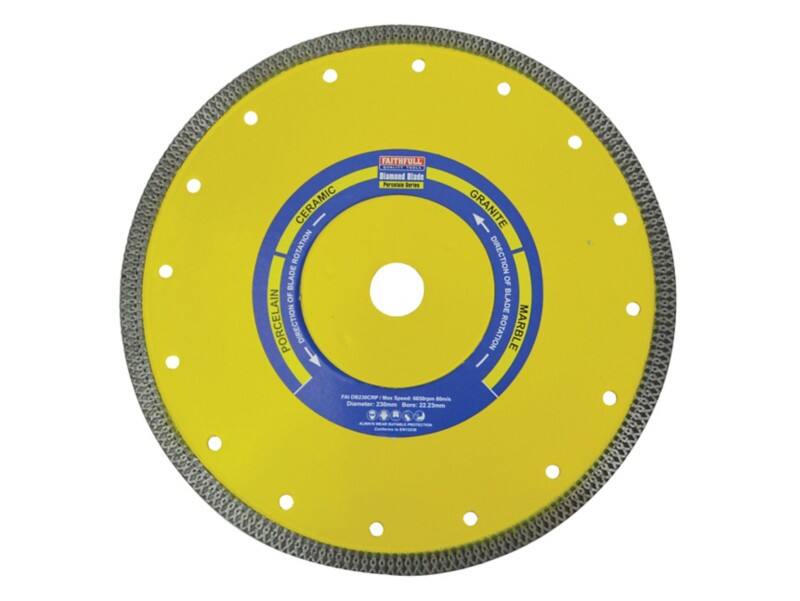 Faithfull Porecelain Diamond Blade 230 x 22.23 mm