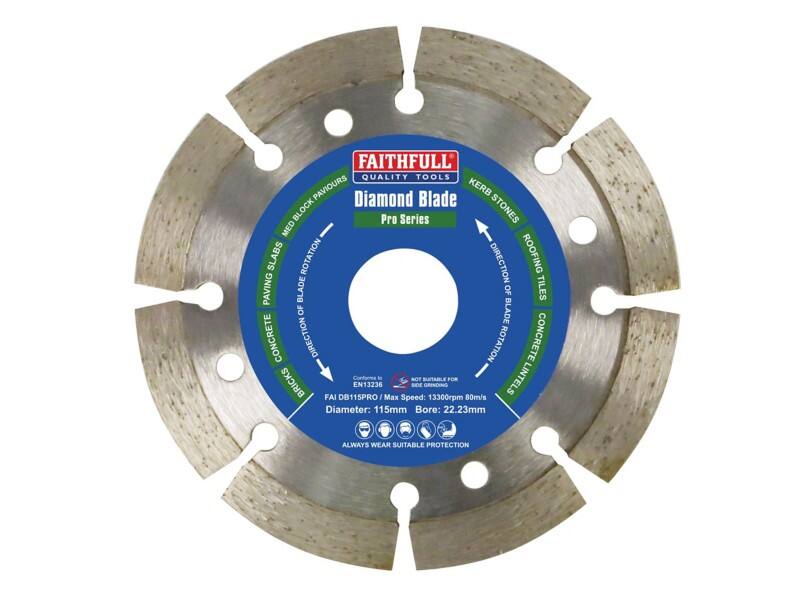 Faithfull Professional Diamond Blade 115 x 22 mm
