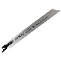 Faithfull Bi-Metal Sabre Saw Blade S1122HF Demolition 200 mm x 10 TPI Pack of 5