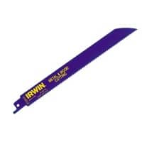 IRWIN Sabre Saw Blade for Wood and Metal Cutting 810R 200 mm Pack of 5