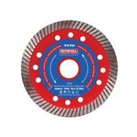 Faithfull Diamond Blade Turbo Cut 115 x 22 mm