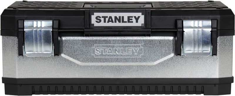 Stanley Tool Box Metal 58 x 22 x 27 cm Black, Silver