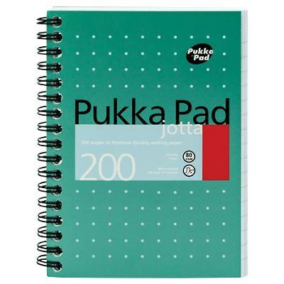 Pukka Pad Notebook Metallic Jotta A6 Ruled Spiral Bound Cardboard