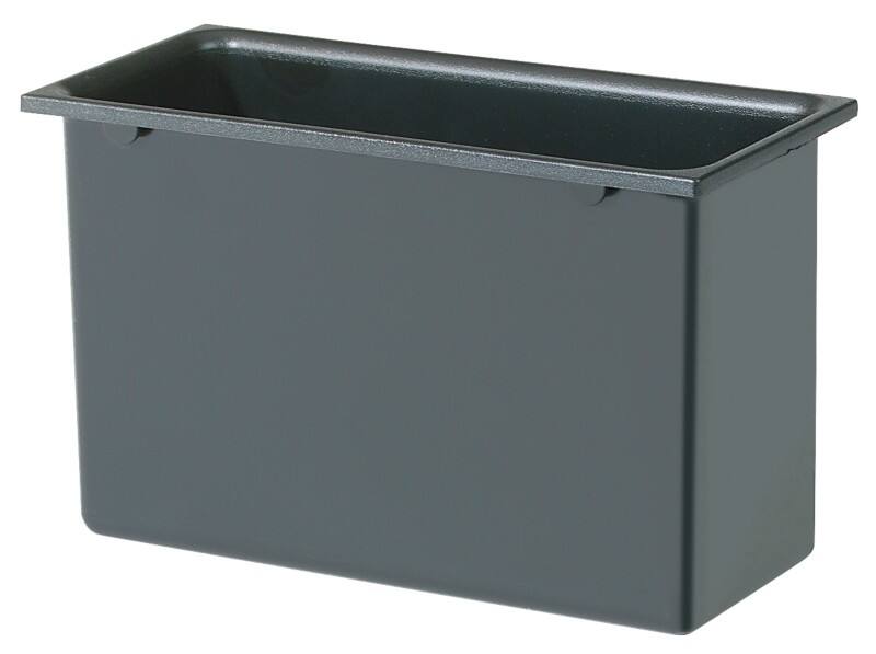 Exacompta Waste Bin Insert 43242D 2 L Anthracite Plastic 125 x 222 x 95 mm