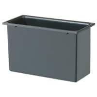 Exacompta Waste Bin Insert 43242D 2 L Anthracite Plastic 125 x 222 x 95 mm