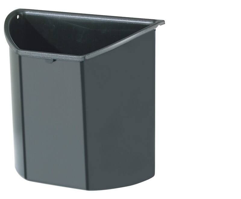 Exacompta Waste Bin Insert 43142D 2.5 L Anthracite Plastic 195 x 222 x 115 mm