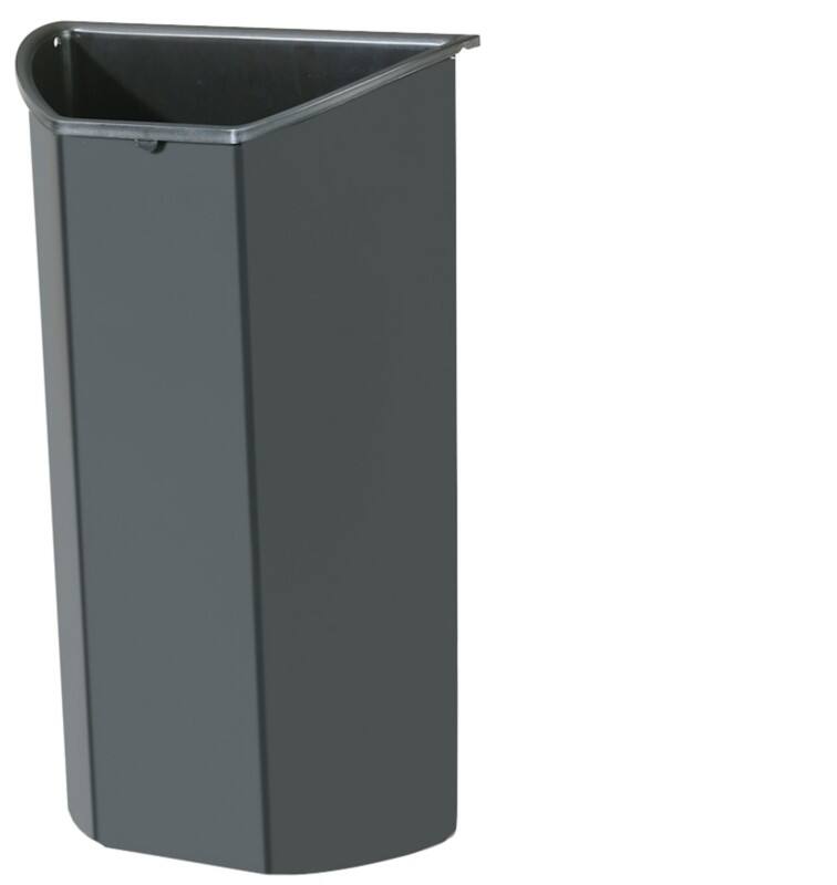 Exacompta Waste Bin Insert 43442D 4.5 L Anthracite Plastic 352 x 222 x 111 mm
