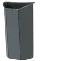 Exacompta Waste Bin Insert 43442D 4.5 L Anthracite Plastic 352 x 222 x 111 mm