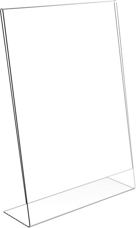 Seco A5 Sign Holder Transparent SSHA5P 14.8 (W) x 3.5 (D) x 21 (H) cm 2Pack of 5