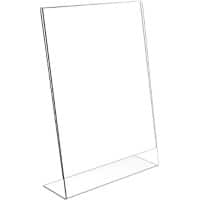 Seco A5 Sign Holder Transparent SSHA5P 14.8 (W) x 3.5 (D) x 21 (H) cm Pack of 25