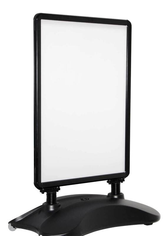 Seco Pavement Sign A1 Aluminium, PVC (Polyvinyl Chloride) Black