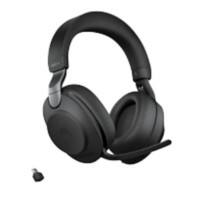 Jabra Evolve2 85 Wireless Stereo Headset Active Noise Cancelling 3.5 mm Jack, USB with Microphone Black
