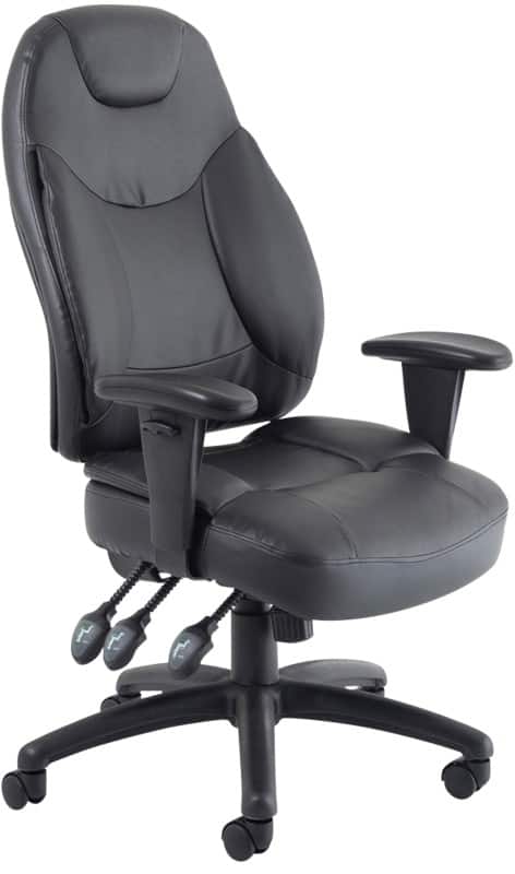 dynamic Galaxy Operator Chair Permanent Contact Fabric Height-Adjustable Armrest Black 125 kg Galaxy 675 x 640 x 1,110 mm