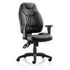 Dynamic Independent Seat & Back Task Operator Chair Height Adjustable Arms Galaxy With Headrest Medium Back