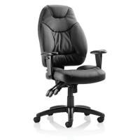 Dynamic Independent Seat & Back Task Operator Chair Height Adjustable Arms Galaxy With Headrest Medium Back