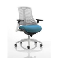 dynamic Flex Operator Chair Synchro Tilt Fabric Height-Adjustable Armrest Green 110 kg Flex 690 x 680 x 945 mm