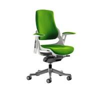 dynamic Zure Operator Chair Synchro Tilt Fabric Height-Adjustable Armrest White 135 kg Flex 690 x 700 x 1,015 mm