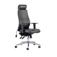 dynamic Onyx Ergo Posture Chair Basic Tilt Bonded leather Height-Adjustable Armrest Black 135 kg Onyx 610 x 670 x 1,400 mm