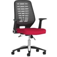 Dynamic Tilt & Lock Task Operator Chair Folding Arms Relay Silver Back, Bergamot Cherry Seat Without Headrest Medium Back