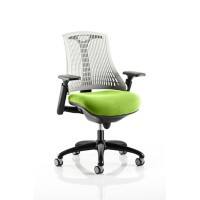 dynamic Flex Operator Chair Synchro Tilt Fabric Height-Adjustable Armrest Bergamot Cherry 110 kg Flex 690 x 680 x 945 mm